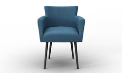 Set van 4 eetkamerstoelen Billie linnen