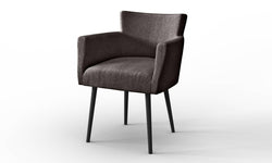 Set van 4 eetkamerstoelen Billie linnen