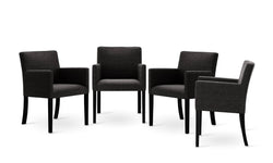 Set van 4 eetkamerstoelen Escape linnen