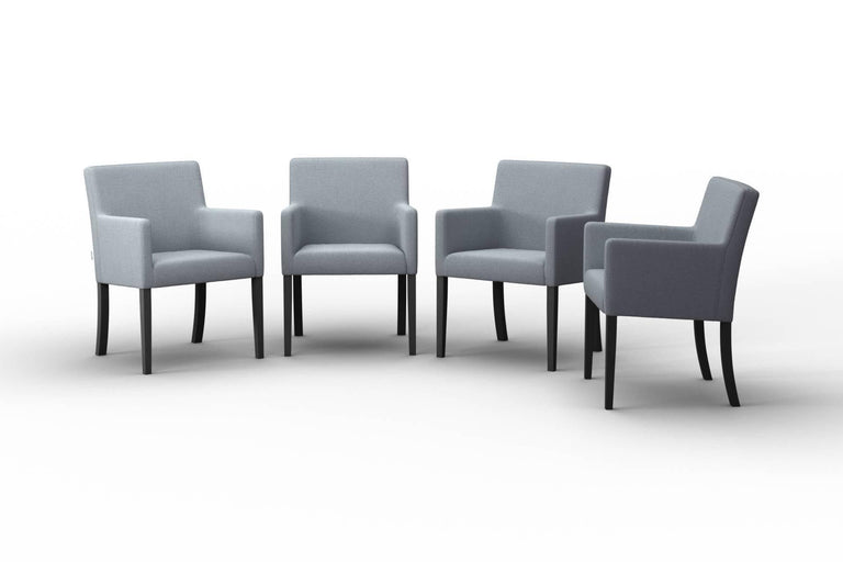 Set van 4 eetkamerstoelen Escape linnen