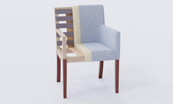 Set van 4 eetkamerstoelen Escape linnen