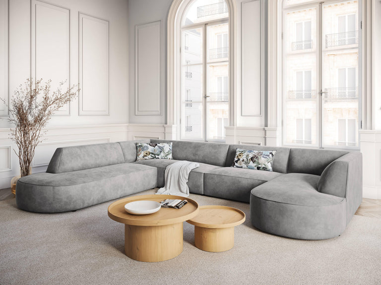 7-zits hoekbank Charles velvet links