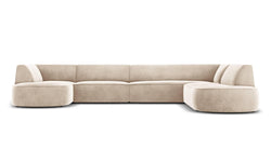 7-zits hoekbank Charles velvet rechts