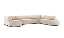 7-zits hoekbank Charles velvet rechts