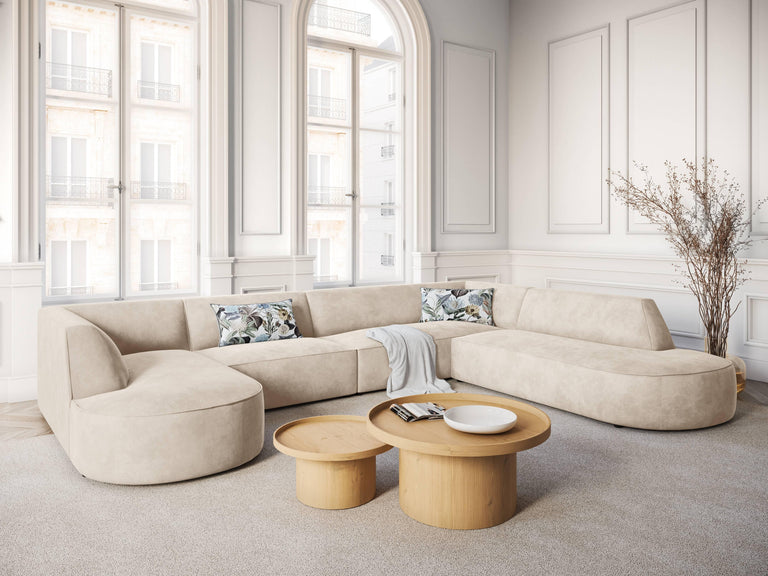 7-zits hoekbank Charles velvet rechts