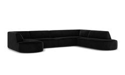 7-zits hoekbank Charles velvet rechts