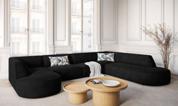 7-zits hoekbank Charles velvet rechts