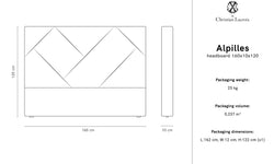 Hoofdbord Alpilles velvet