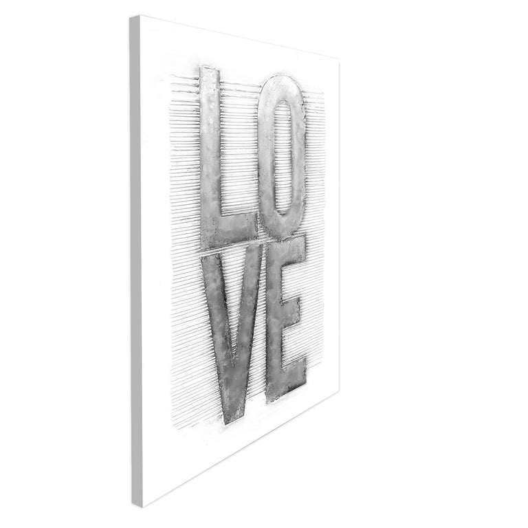 Decoratief wandobject Love 80cm x 100cm