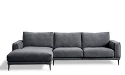 3.5-zitsbank Gisele met chaise longue links
