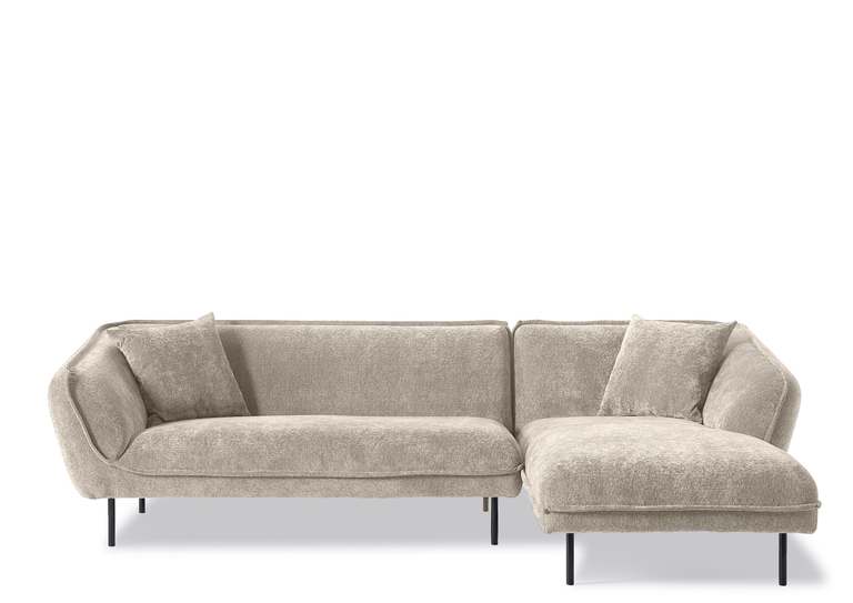 3.5-zitsbank Milla met chaise longue rechts