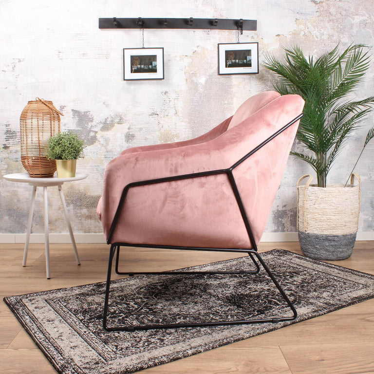 Fauteuil Antonio velvet