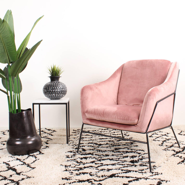 Fauteuil Antonio velvet