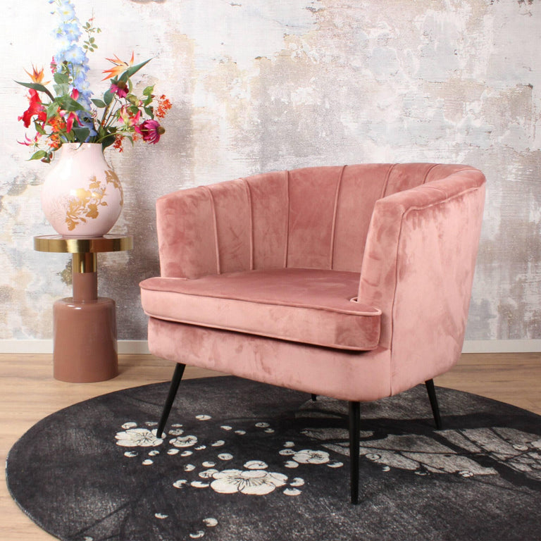 Fauteuil Norah velvet