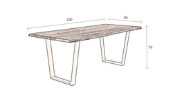 Eettafel Aka acaciahout