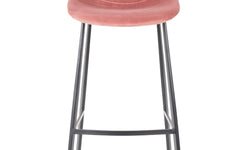 Set van 2 barkrukken Franky velvet