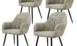 Set van 4 eetkamerstoelen Enna