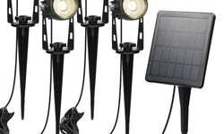 Set van 4 zonne energie tuinspots Ippa