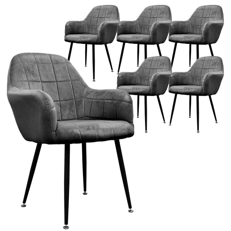 Set van 6 eetkamerstoelen Enna