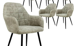 Set van 6 eetkamerstoelen Enna