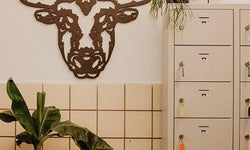 Wanddecoratie Bull