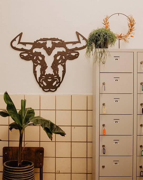 Wanddecoratie Bull