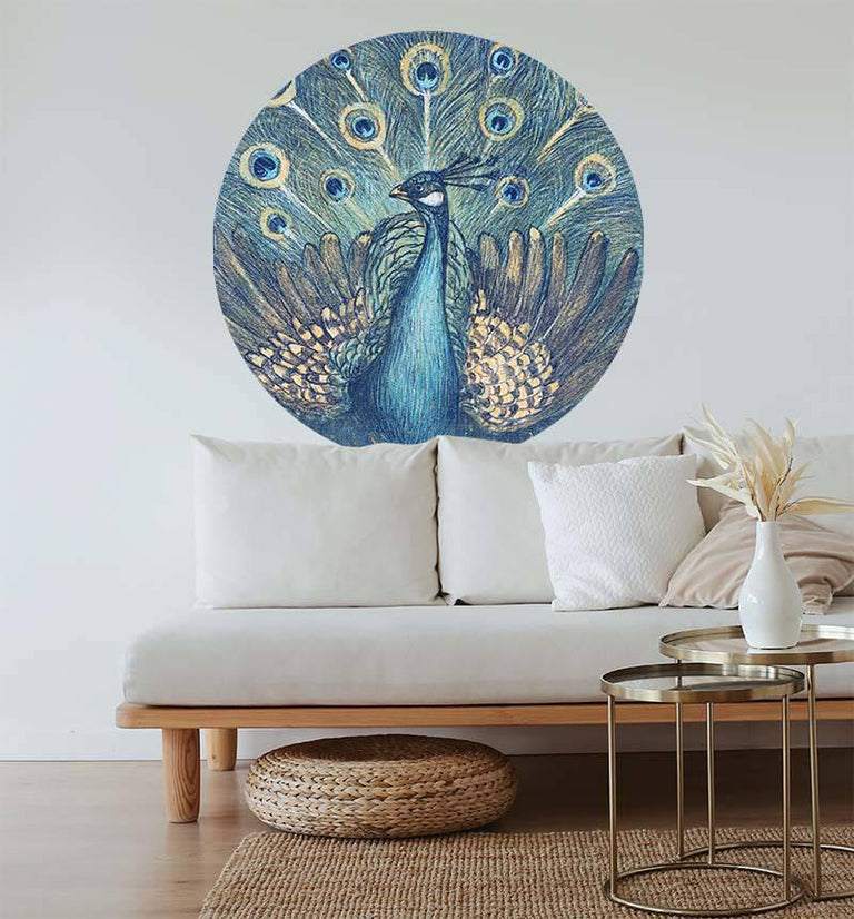 Wanddecoratie Trotse Pauw