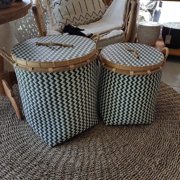 Opbergmand met deksel Yanti