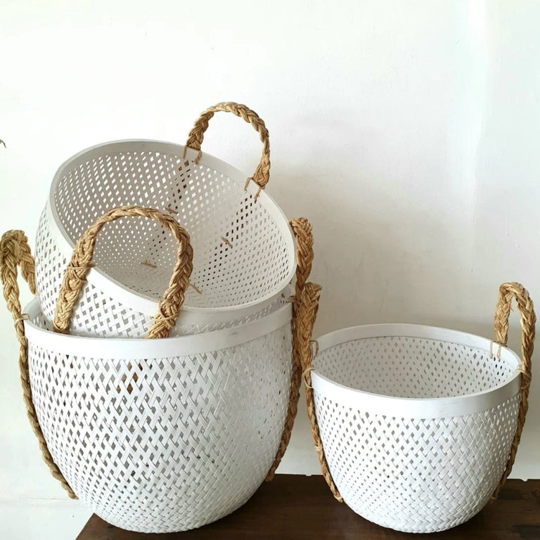 Set van 3 manden Dewi