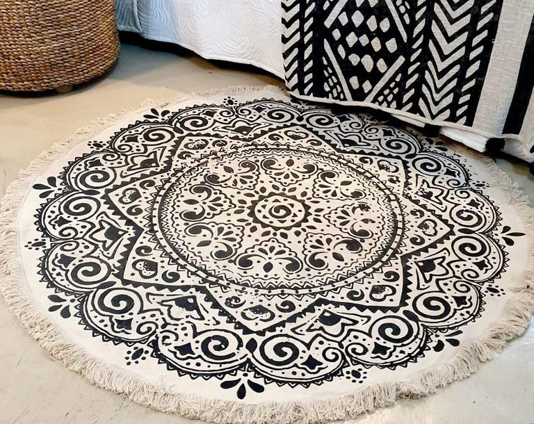 Vloerkleed Mandala rond