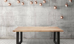 Eettafel Smooth eikenhout