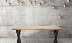 Eettafel Treelog X eikenhout