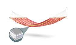 Hangmat met houtbar en vulling Tropical