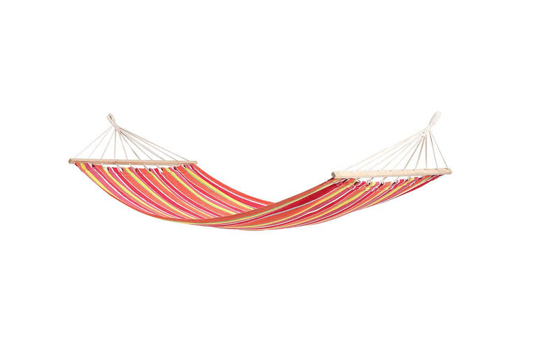 Hangmat met houtbar en vulling Tropical