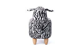 Kinderstoel Zebra leer