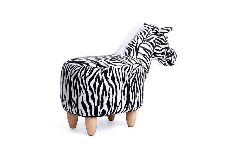 Kinderstoel Zebra leer