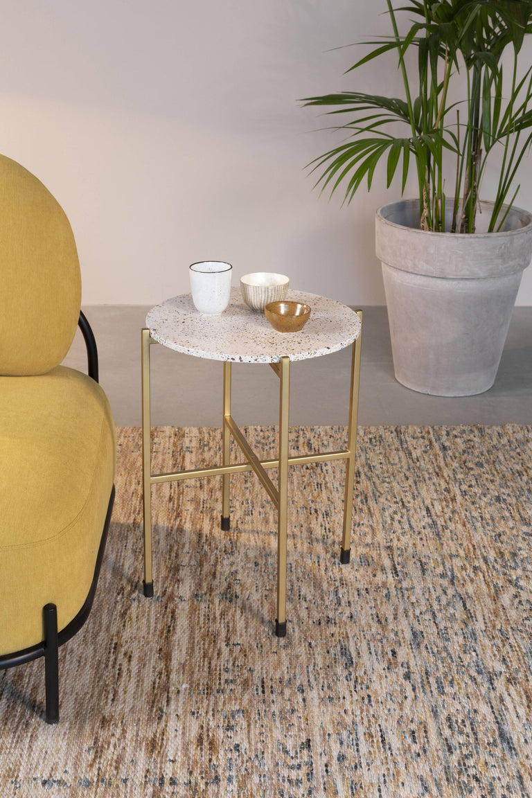 Bijzettafel Norris terrazzo
