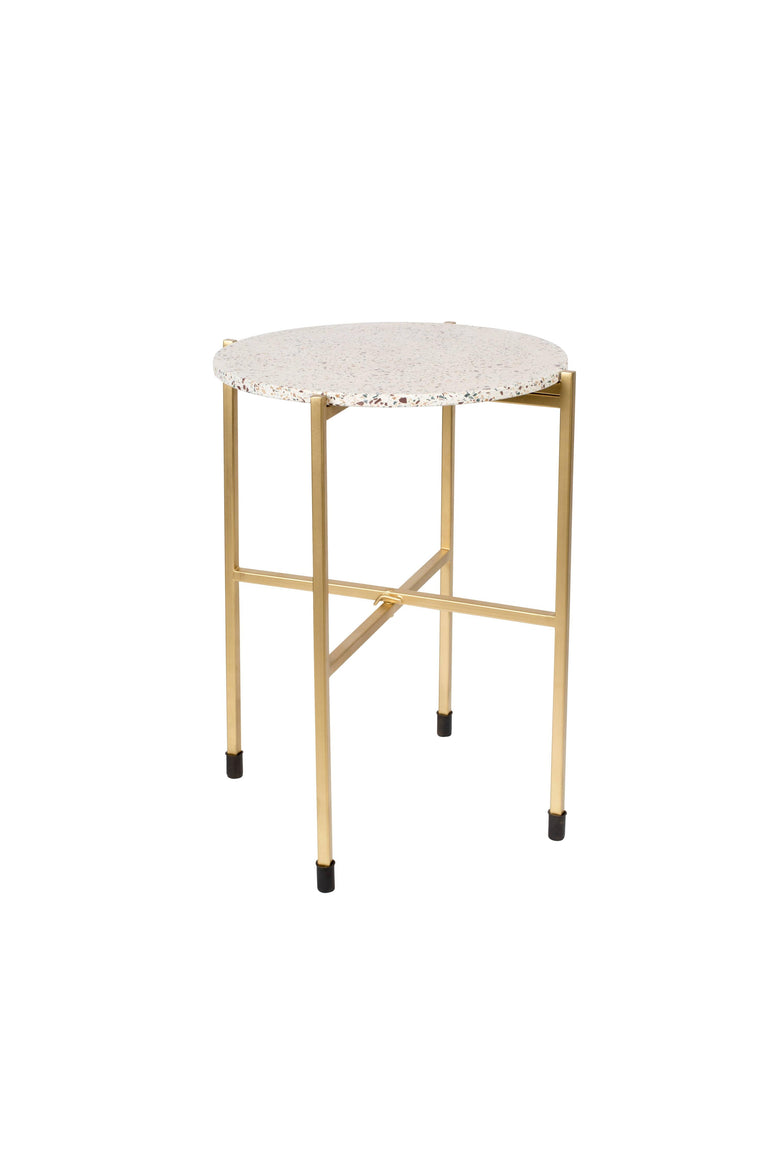 Bijzettafel Norris terrazzo