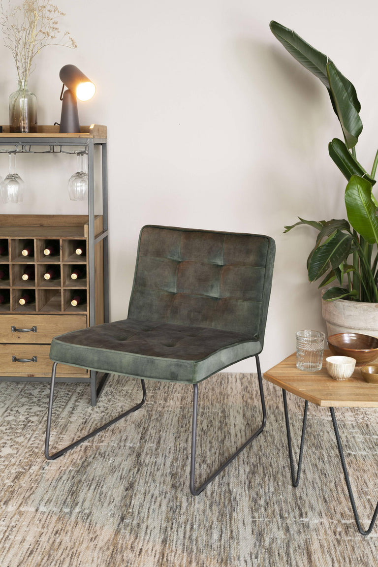 Fauteuil Cila velvet