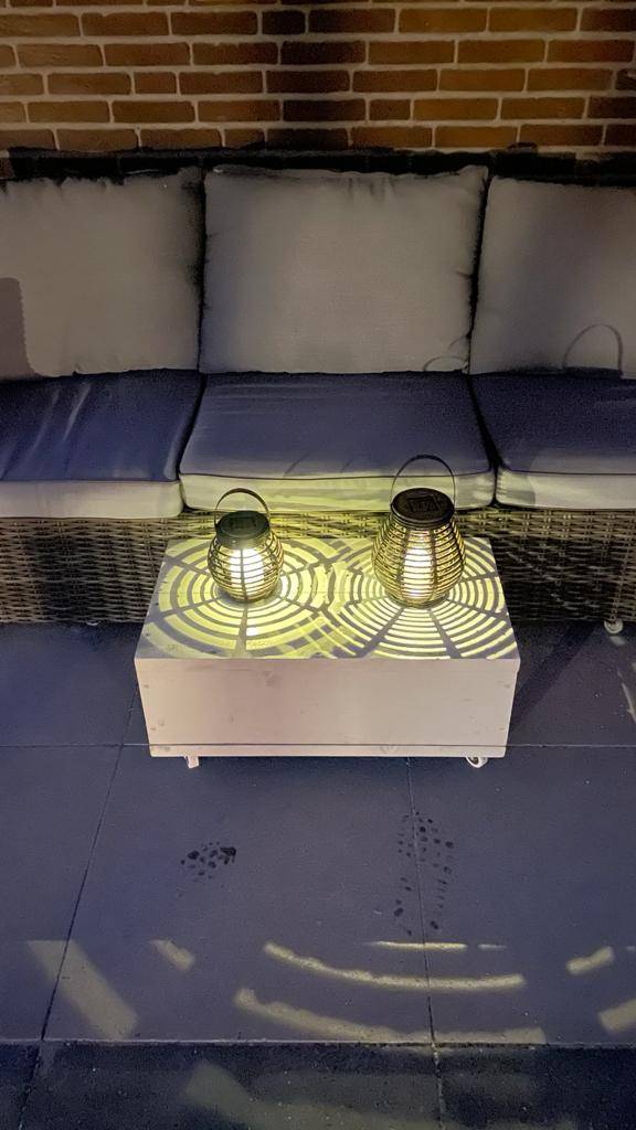 Set van 2 solar lantaarns Gemini