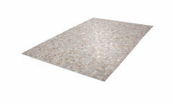 Vloerkleed Metallic handgemaakt leer