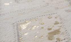 Vloerkleed Sparks leer