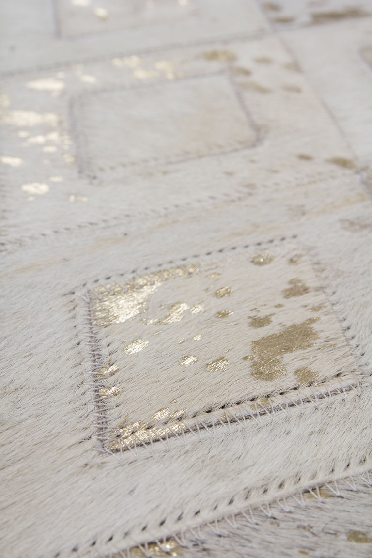 Vloerkleed Sparks leer