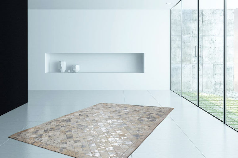 Vloerkleed Temple handgemaakt leer