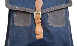 Set van 2 Sierkussens Jeans