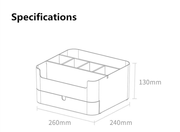 Desk-organizer Amine met lade