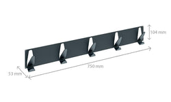 Wandkapstok Raw 10 haken