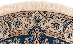 Vloerkleed Nain rond handgemaakt wol