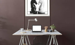 Ingelijste print Chess