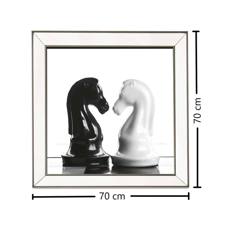 Ingelijste print Chess